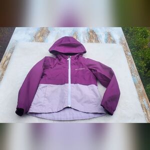 Columbia Purple and Lavender Hooded Jacket Size XS 4-5T